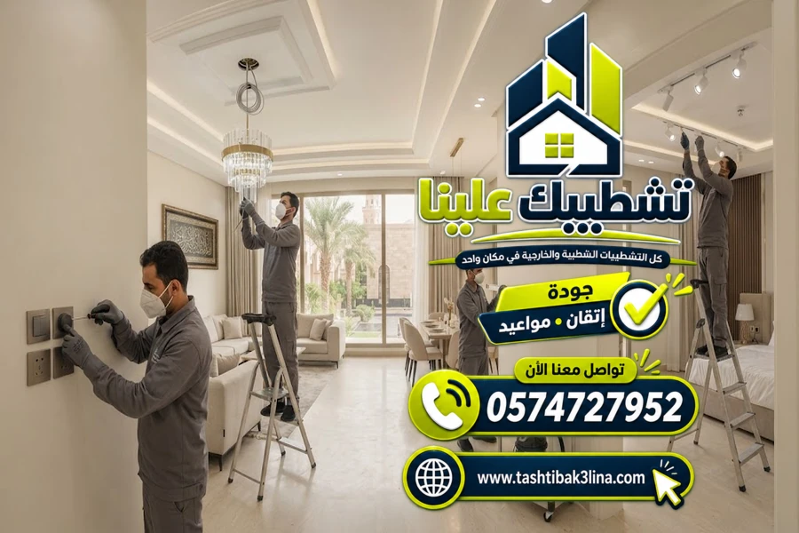 تنفيذ ومتابعة أعمال التمديدات الكهربائية وتجهيز الشبكة بالمدينة المنورة