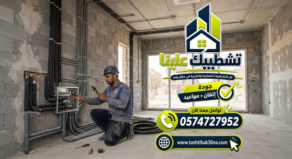 اختبار تمديدات التكييف قبل تنفيذ اللياسة والجبس بالمدينة المنورة