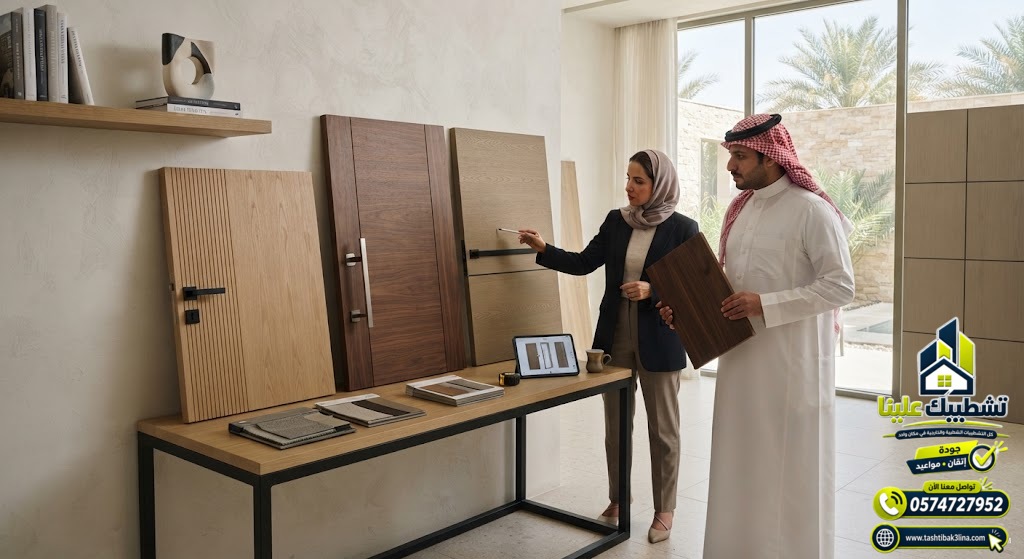 تجهيز فتحات الأبواب الخشبية قبل التركيب بالمدينة المنورة